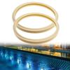 1/2 Pak Synthetische Pakkingset Zwembad Onderwaterlicht Afdichtringen voor Spa- en Zwembadverlichting Waterdichte Afdichting Bescherming