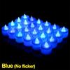 Lights Led Fake Candle Light Christmas Colored Decorative Candles 6Pcs Wedding Battery Powered Flameless Birthday Party Tea Cup