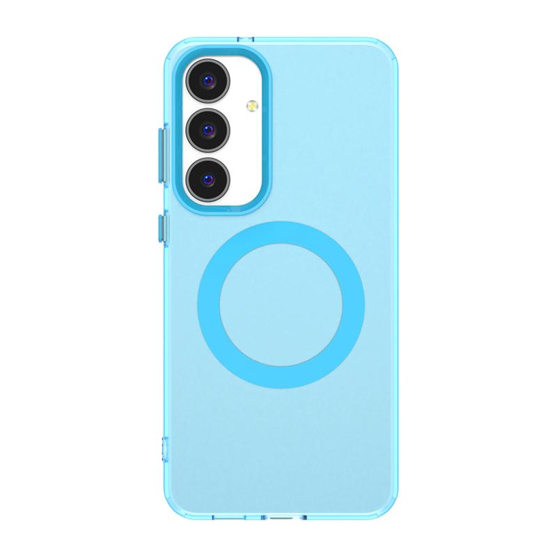 Transparent Case For Samsung Galaxy S25 FE Case Galaxy S25 FE Magnetic Adsorption Wireless Charge Cover For Samsung S25 FE Case