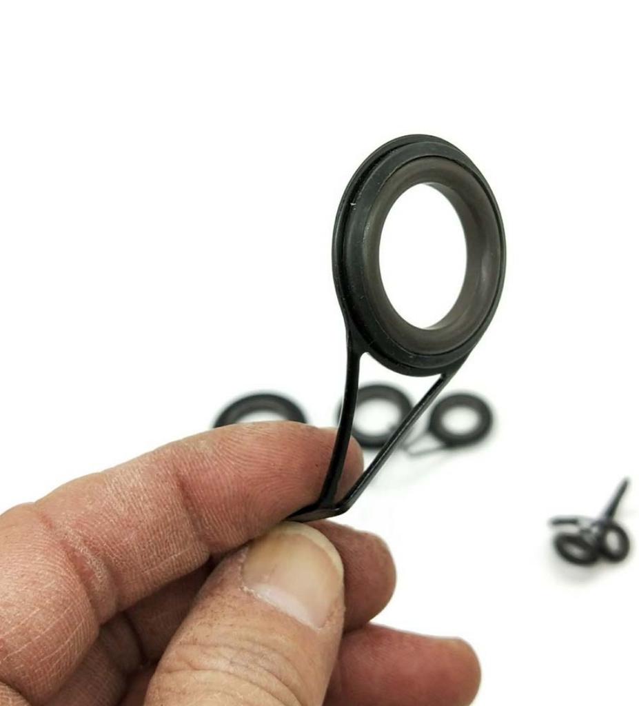 Repair Kit Set Stainless Steel Wire Loop Fishing Rod Guide Tip Eye Guide Fishing Pole Circle Ring