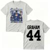 2026 Off Campus Graham 44 T-shirts Briar University Hockey T-shirt Men Women Clothing Fashion Cotton Short Sleeve T Shirts Streetwear Casual Tee Top