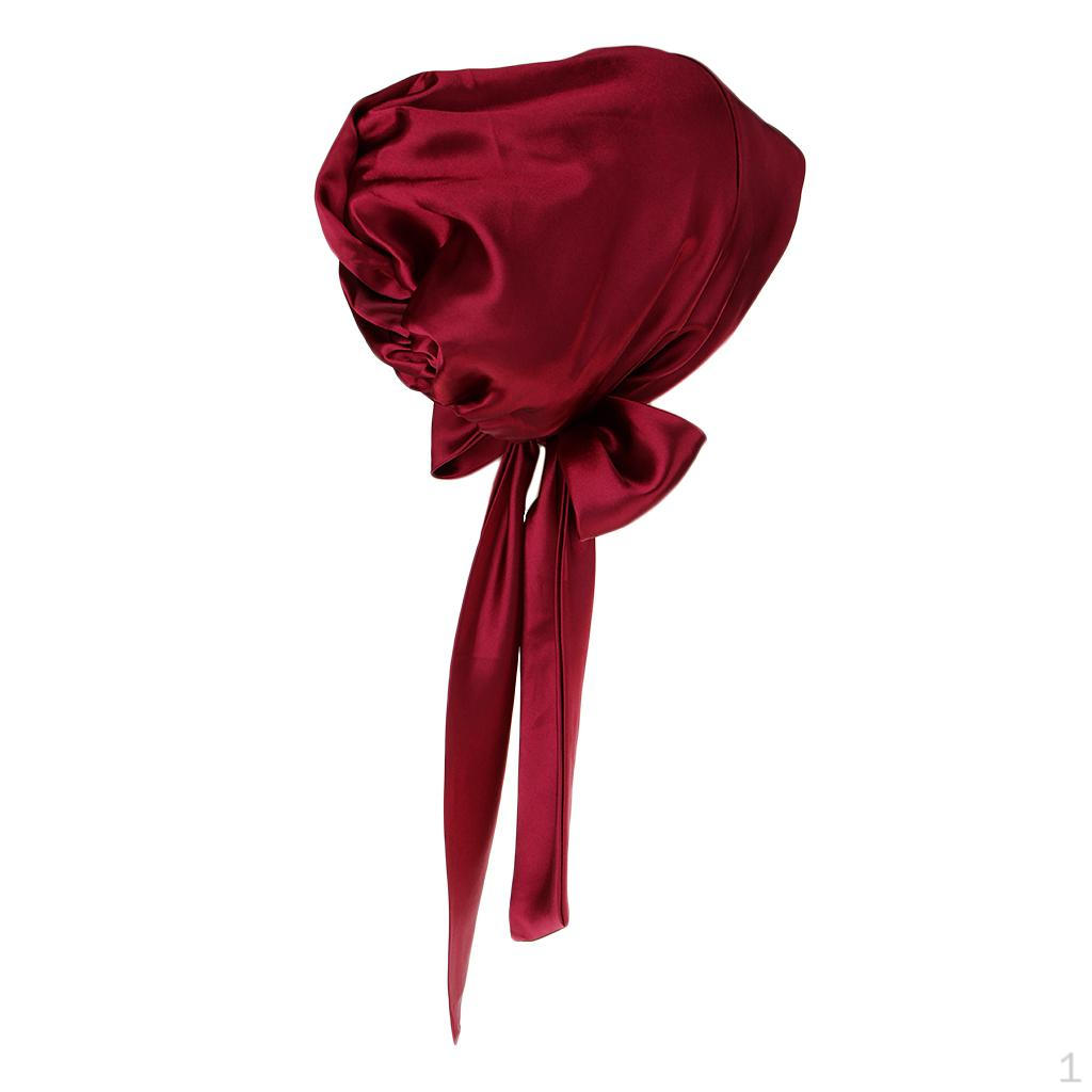 Satin Headscarf Bandana Chemo Cap Sleeping Turban Head Scarf Headgear for Cancer Chemotherapy