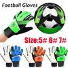 Children'S Goalkeeper Glove Latex Goalkeeper Gloves Football Protection Adults Teenager Anti-Slip Football Gloves Soccer Goalie
