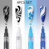 Nail Art Graffiti Pen 3D Painting Pen Nail Dot Pen String Pen, Acrylic Paint Marker