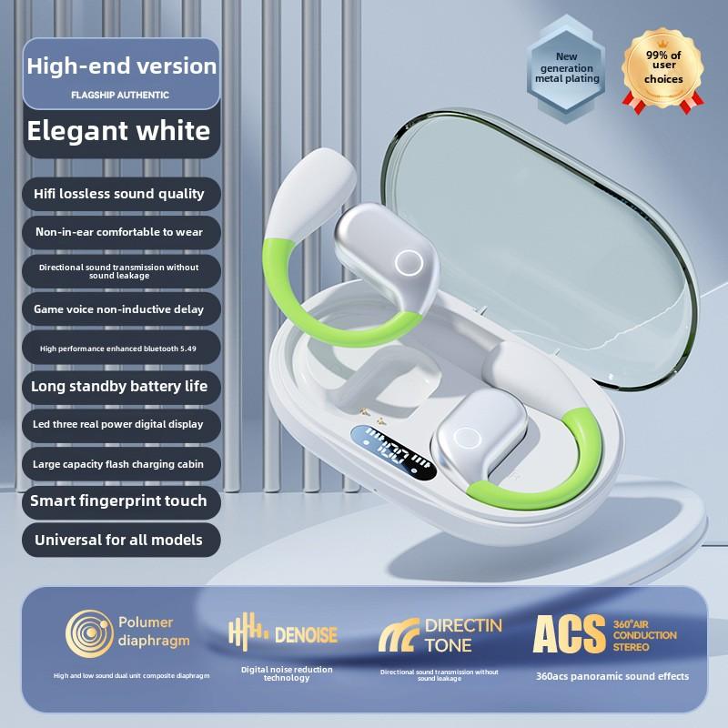 

Новые спортивные Bluetooth-наушники с цветовым соответствием обладают длительным сроком службы и не натирают уши белый