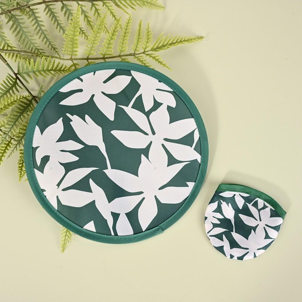 Mini Handheld Fan Collapsible Round Fan Decorative Portable Folding Fan Beach