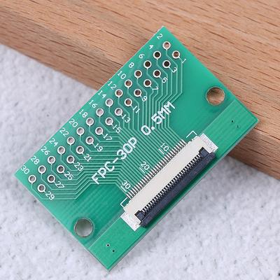 1Pcs 30 Pin 0,5mm Ffc Fpc para 30P Dip 2,54mm Pcb Conversor Placa Adaptadora