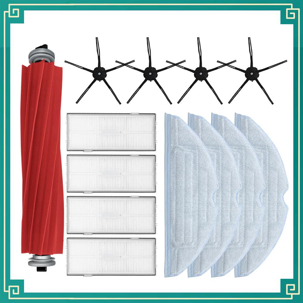 Passend für Roborock S7, S70, S75, S7 Max, S7 MaxV Ersatzteile Zubehör Hauptbürste Seitenbürste Hepa-Filter Mopptuch