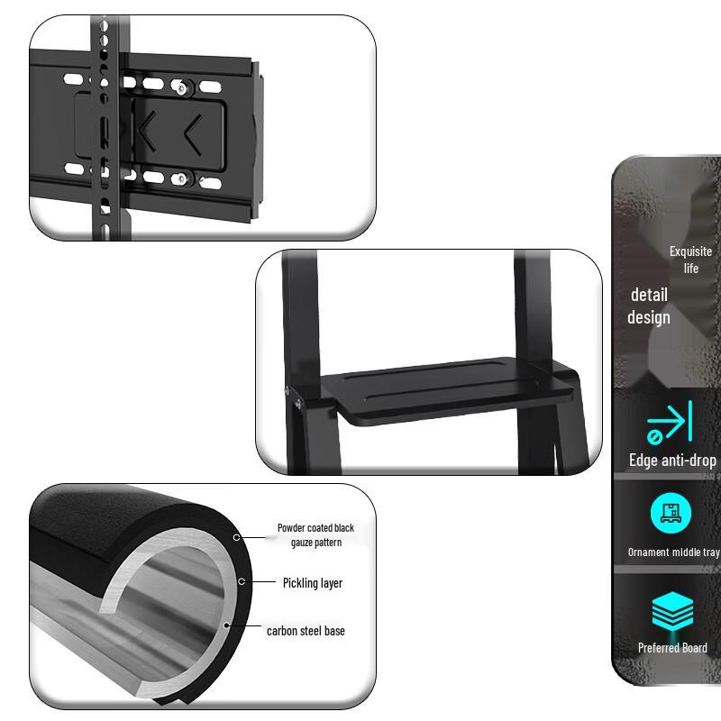 ProPre Mobile TV Floor Stand for 32-75 Inch TVs