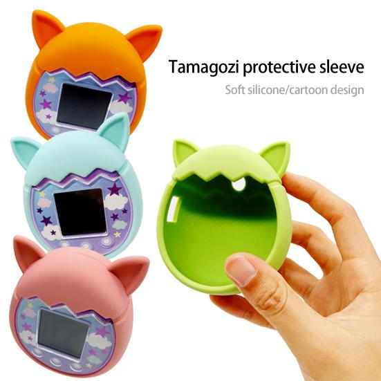 Obudowa konsoli do gier odporność na upadek odporna na zarysowania precyzyjna pozycja wygodny uchwyt obudowa konsoli do gier kreskówkowych dla Tamagotchi Pix