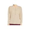 Waffle V-Neck Comfort Casual Pullover Sweater Women Sweater Oatmeal CV9906-141