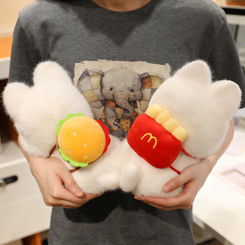 Cute Plush Dog Plush Toy Soft Stuffed West Highland White Terrier Dolls Cartoon Puppy Pillow Kawaii Gifts for Birthday Christmas