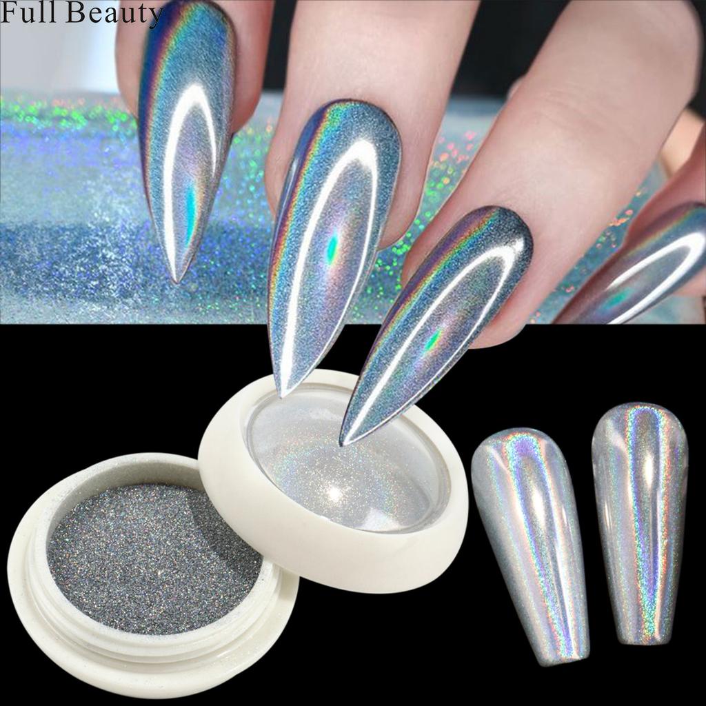 New Nail Art Glitter Laser Mirror Powder Silver Mirror Nail Art Mirror Powder