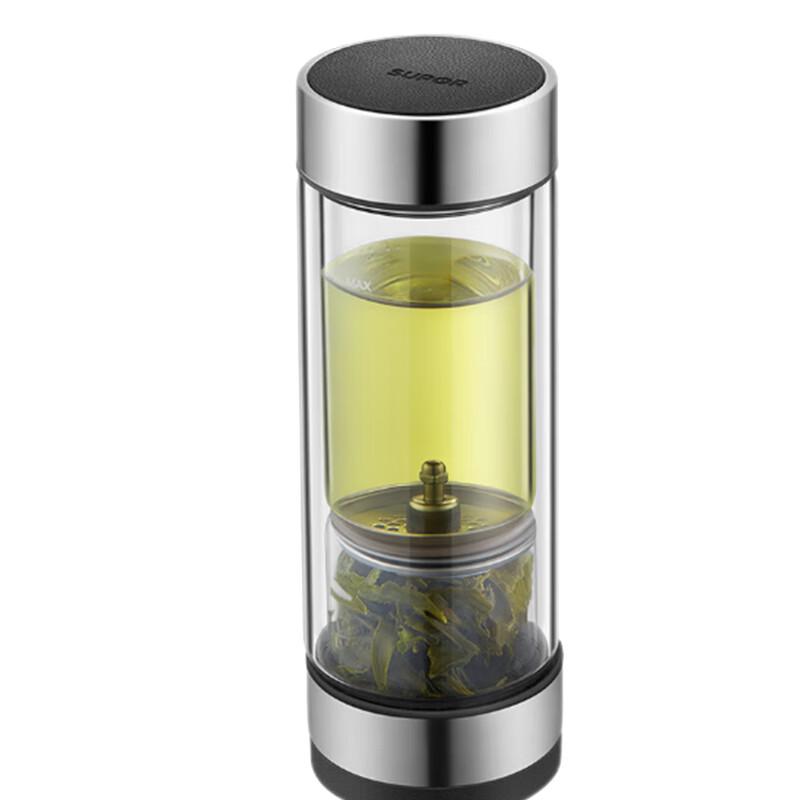 SUPOR Double-Layer Glass Tea Infuser Bottle with Gift Box