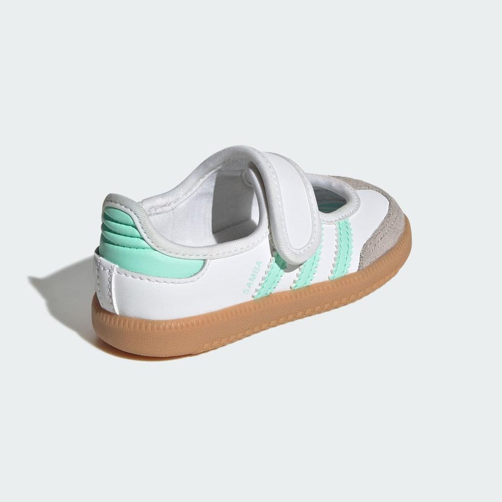 adidas SAMBA JANE JP9542 Kids' Originals Sneakers Cloud White / Easy Green / Gum