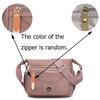 Unisex Neutral Square Shoulder Crossbody Bag, Stylish And Casual, Multi-Layer Messenger Bag [Zipper Direction Random]
