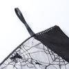 Gothic Lolita Spider Web Lace Patchwork Dress Y2K High Waist Mini Club Party Dresses
