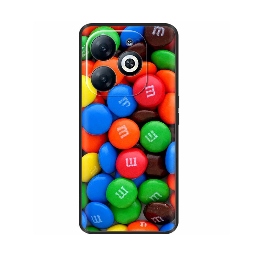 For Infinix Smart 8 Case Cover Funda Black Soft Silicone TPU Protective Phone Case For infinix Smart 8 Smart8 X6525 Bumper Coque