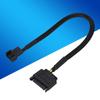 5Pcs SATA 15Pin To 4Pin Cooling Fan Power Adapter Cable Converter 22AWG Cable
