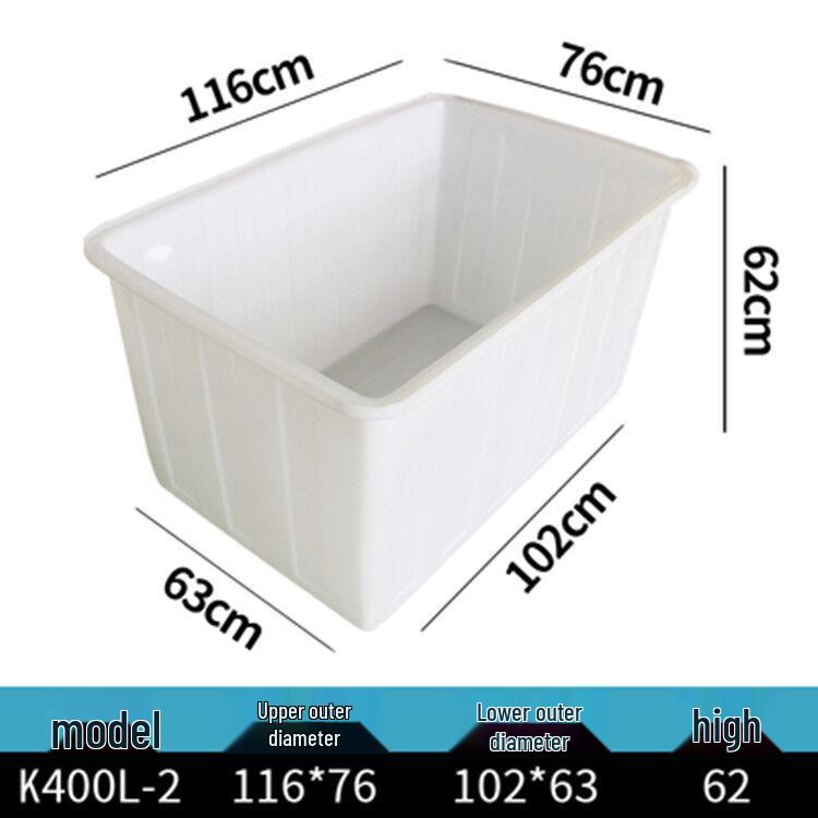 Durable Thickened Plastic Water Tank & Soaking Sink for Aquaculture and Fish/Turtle Farming