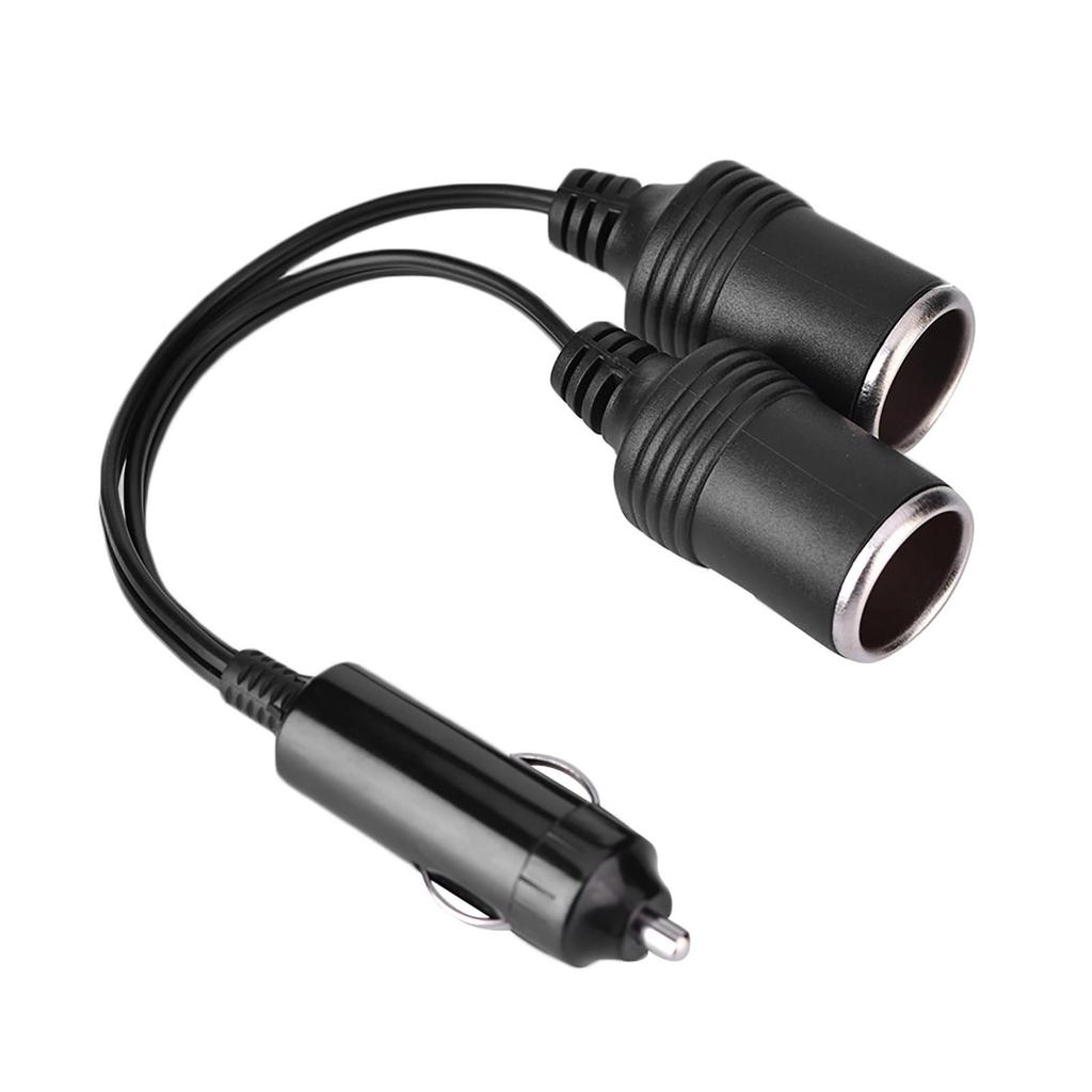 Cigarette Lighter Extension Cable, Dual Cigarette Lighter Socket Adapter, 24V Car Charger Plug