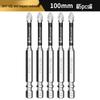 Magnetic Anti-Slip Phillips Head Electric Screwdriver Set - High Hardness, Extended Hex Socket Bits