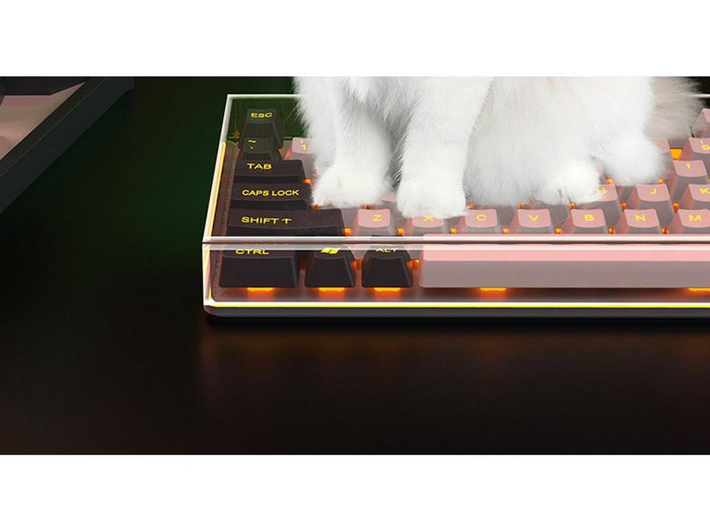 Transparente Acryl-Staubschutzhaube für 87/104-Tasten mechanische Tastaturen & Laptops