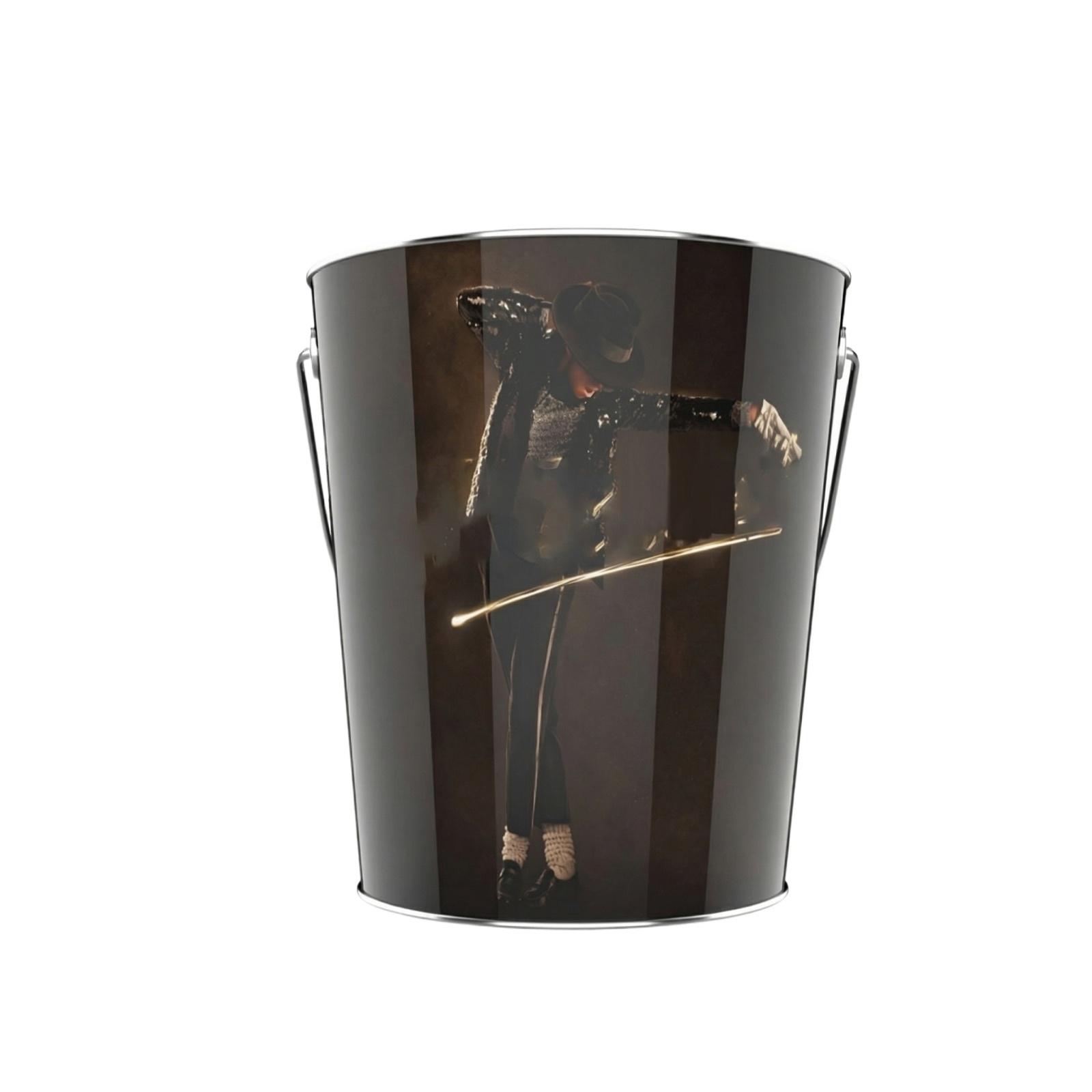

Movie Iron Bucket Popcorn Bucket Daily Use Decoration Commemorative Bucket One Size