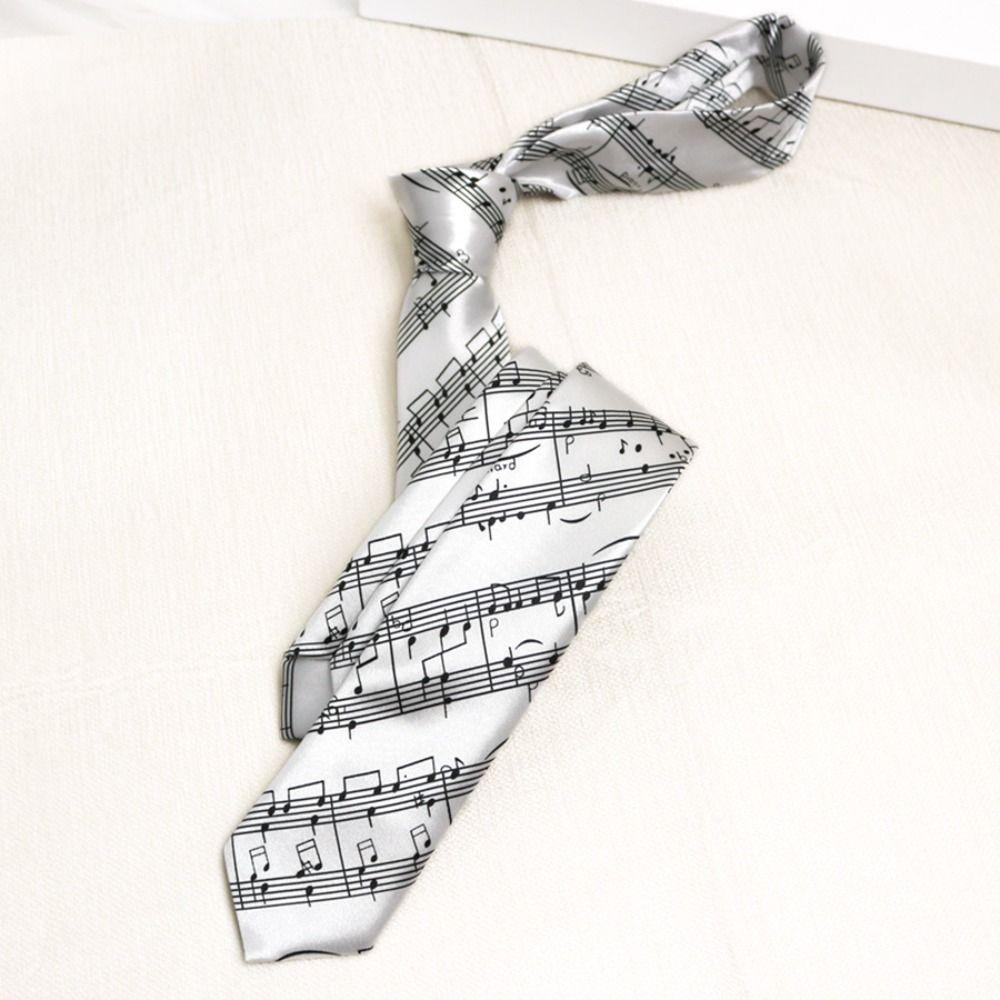 Print Design Leopard Print Tie Trendy Pattern Narrow Tie Classic Striped Tie  Casual Occasions