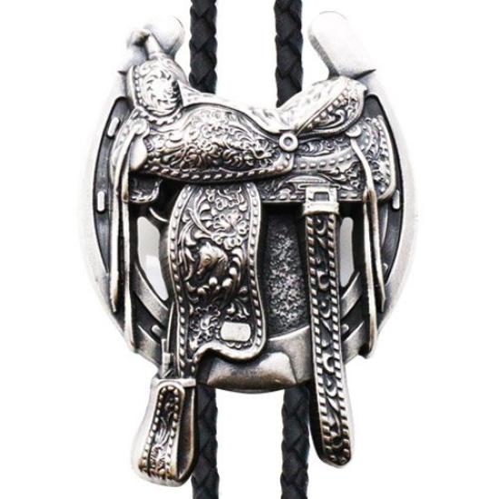 Naszyjnik z kowbojskim krawatem w stylu westernowym Krawat polarny Krawat polo Krawat Bolo prt0154 [Muszki.jp]