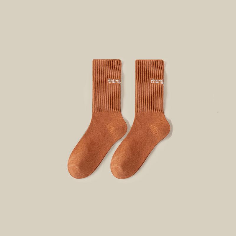 Trendy Men's Mid-Calf INS Letter Socks - Spring/Summer, Casual & Odor-Resistant Sports Style