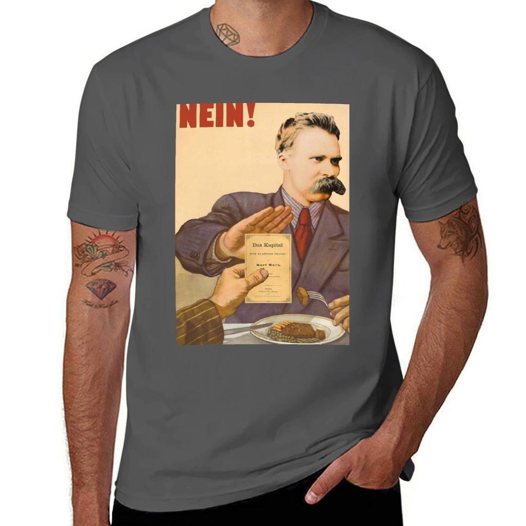 Wise Nietzsche Tshirt Casual Minimalist Short Sleeve Top