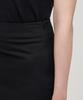 Musinsa Standard Woman Women'S High-Waisted Slit Long Skirt [Black]