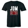 JDM Made In Japan Rising Sun Black T-Shirt