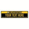Vintage Aluminum Street Sign - Custom Warning Caution, Outdoor Wall Art, Personalized Gift