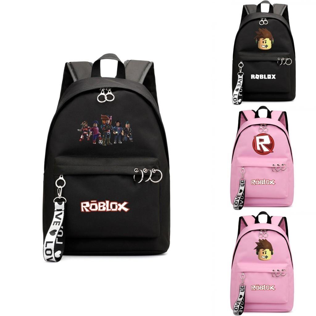 Fashionable Roblox Backpack For Students With Firm Canvas Cloth And Smooth Zipper