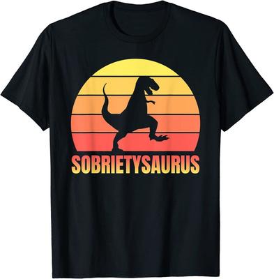 Sobriety Rex Alcoholics Anonymous Sober Af Unisex T-Shirt