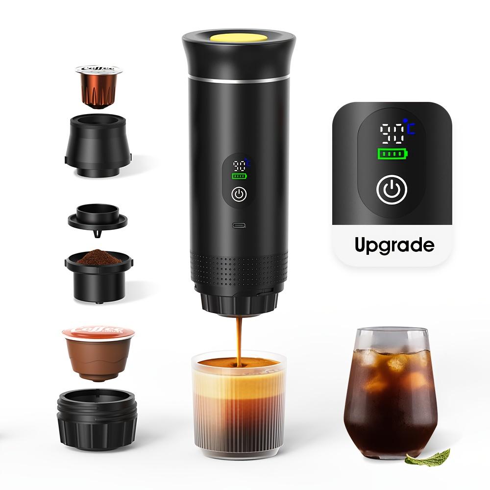 Macchina per Caffè Espresso Portatile Macchina per Caffè a Capsule Automatica Hot Cold Brew da Esterno Viaggio Mini Macchina per Caffè per Casa