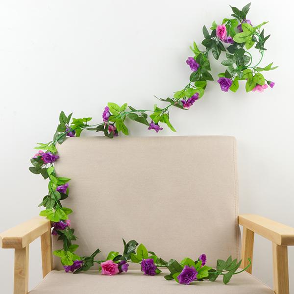 Artificial Rose Garland for Wall Hanging and Indoor Decor