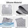Silicone Cape for Hairdressing, Dyeing, Perming, and Anti-Flyaway with Neck Wrap