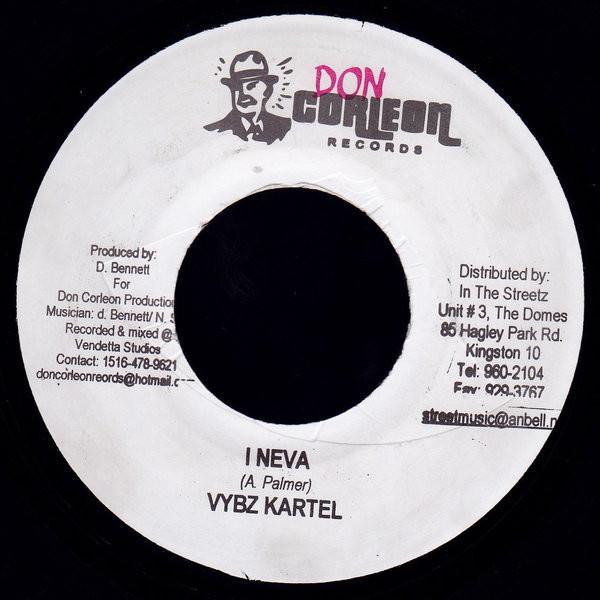 7inch Record VYBZ KARTEL - I Neva NONE Don Corleon Rec 2005 Jamaica Reggae, Ska & Dub Used