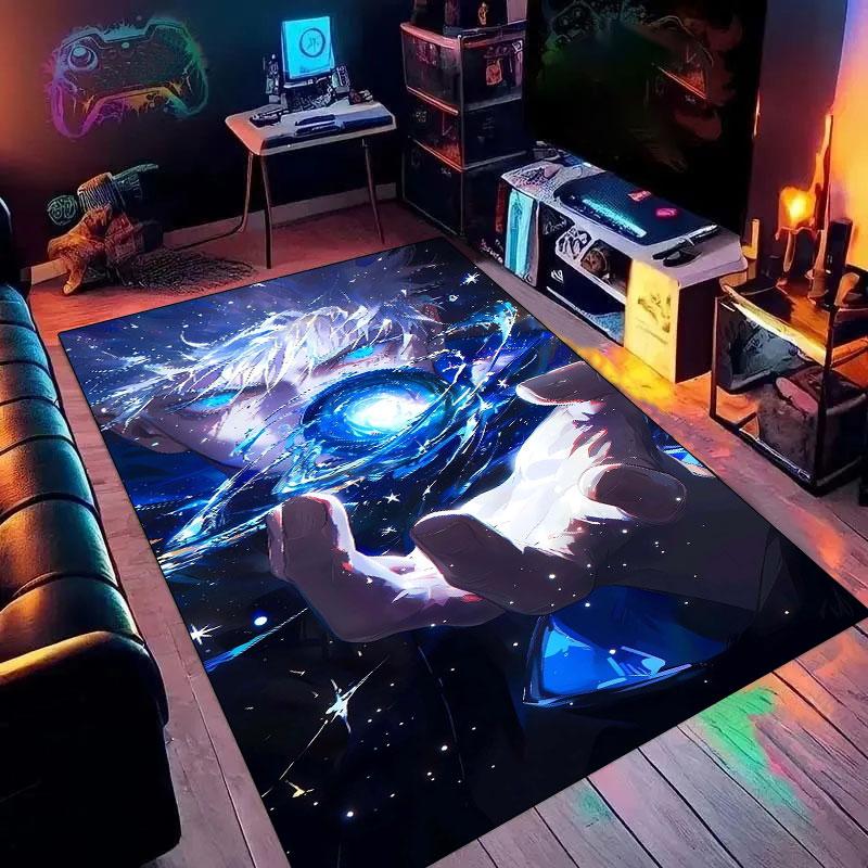 Jujutsu Kaisen Pattern Carpet - Outdoor Carpet, Anti-slip Kitchen, Home and Bedroom Decoration, Birthday Gift