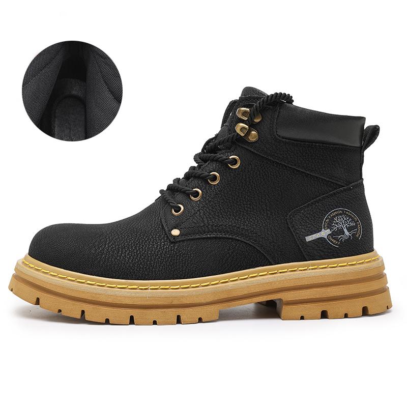 Autumn Winter Men Boots Waterproof Outdoor Ankle Boots For Men Tooling Boots