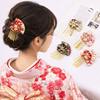 Metal Tassel Kimono Hair Clip Traditional Faux Pearl Decor Hair Clip  Japanese Traditional