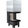 Smart Steel Fireplace KRATKI NBC 500/500 8 kW Ø 200 Lift-up MSK GLASS