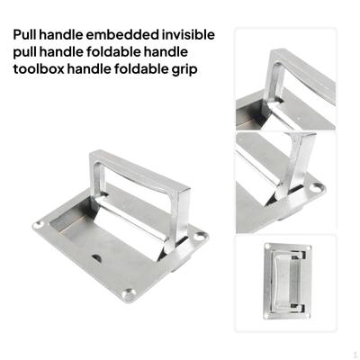 And Practical Zinc Alloy Folding Recessed Handle for Cabinet.