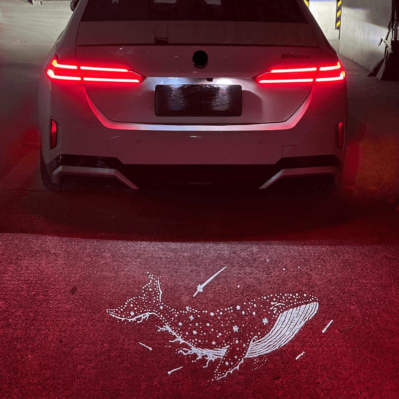 BMW Series Trunk Projection Lamp: License Plate & Ambient Light for 1/3/4/5, X1/X3/X5, M3/M4.