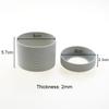 Monde Silicone 2 pièces/set 8,0 cm Couvercle de Tasse en Silicone 80 MM Couvercle de Protection pour le Fond de Tasse Manchon de Tasse Antidérapant Isolation Thermique Couvercle de Tasse