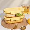 Ruhan 2-Fächer Glas-Mittagessenbox Set (2er-Pack)