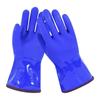 Gants de travail thermiques imperméables en PVC dépoli